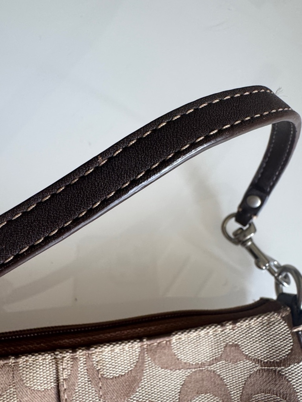 Coach Vintage Y2K Signature Sufflette mini bag - brown jacquard monogram - Picture 9 of 11